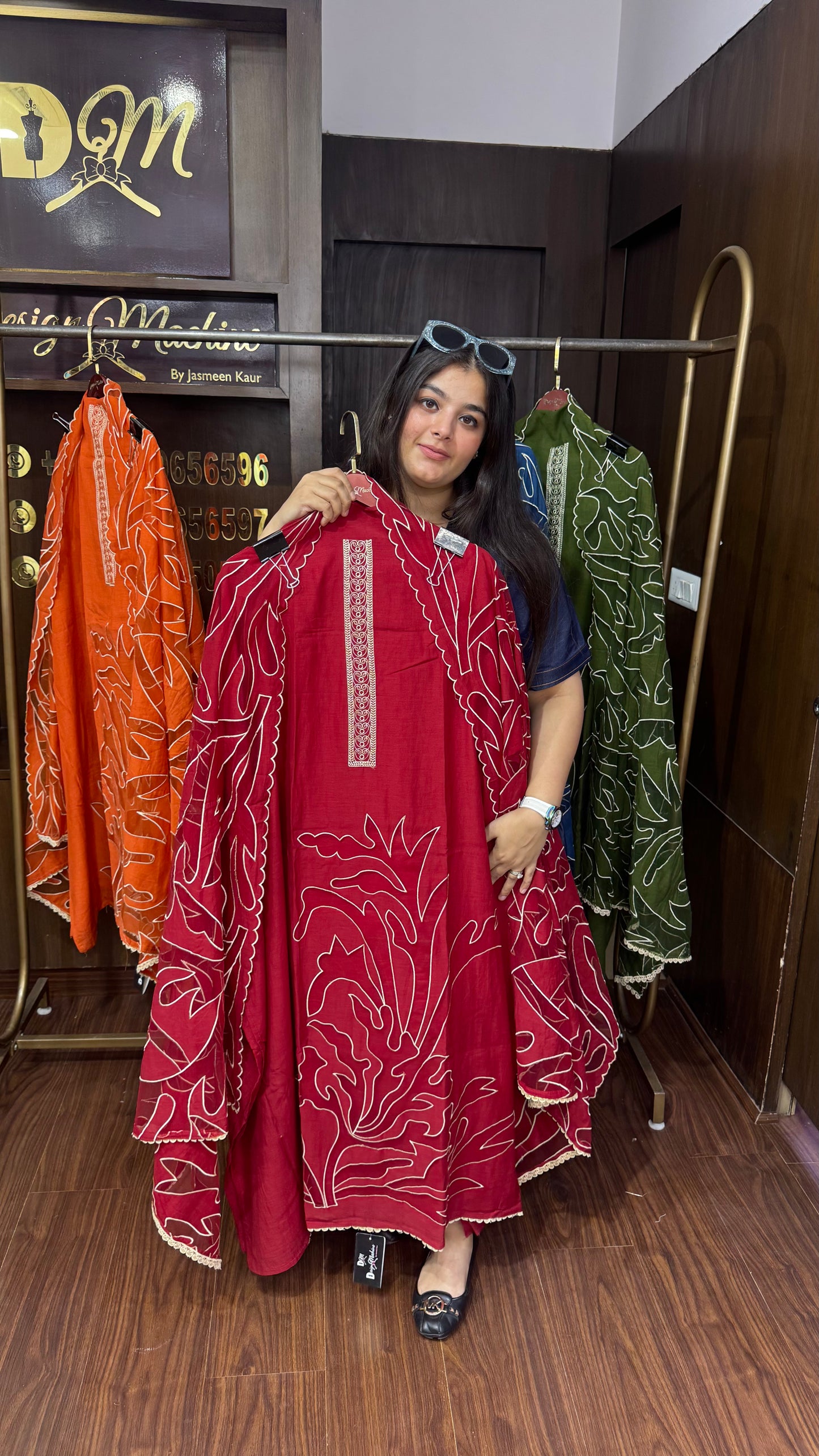 Aarvika (Cotton Unstitch Suit)