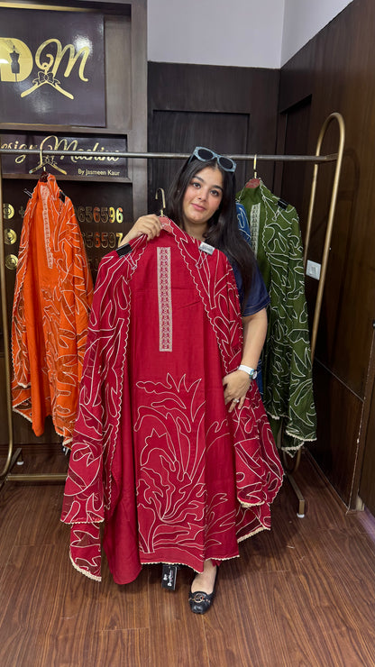 Aarvika (Cotton Unstitch Suit)