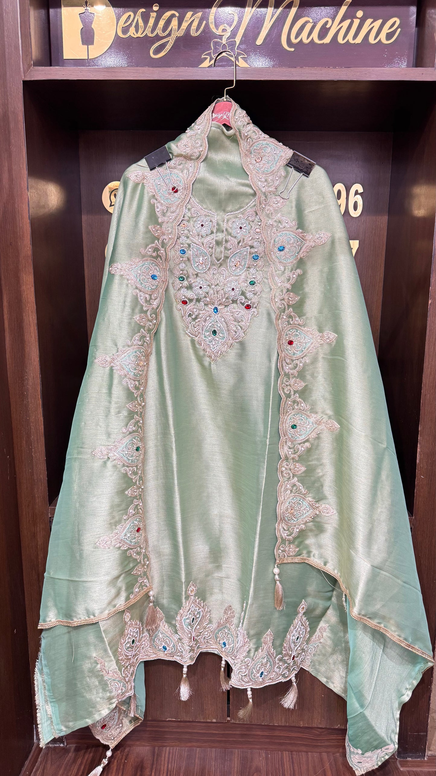 Reva (Shimmer Glass Tissue Suit)