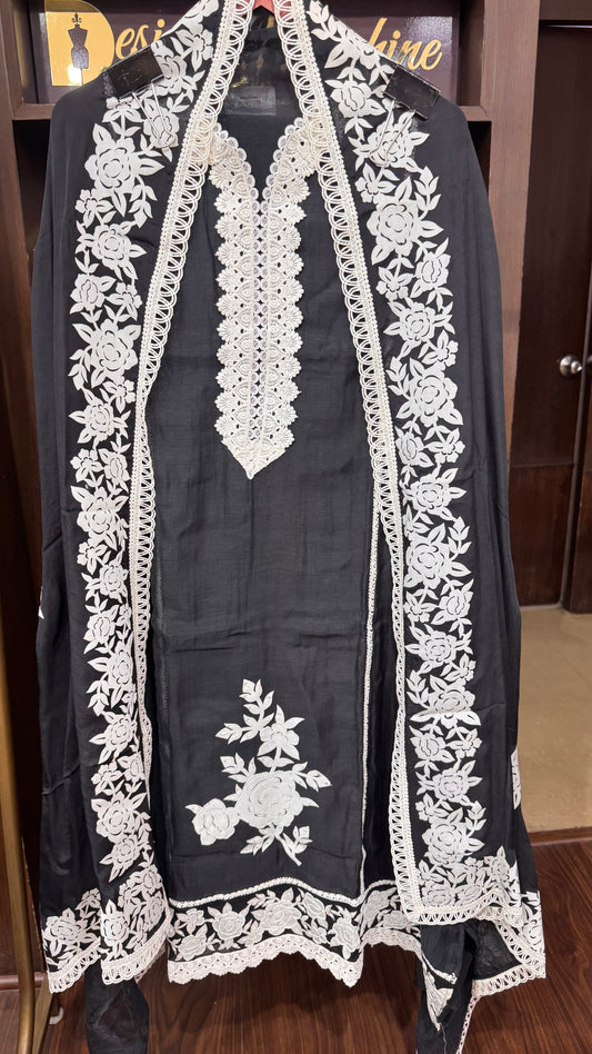Zareen (Malmal Cotton Unstitch Suit)