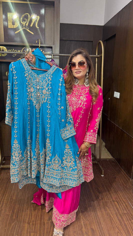 Amayra Pure Chunon Anarkali Suit