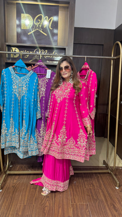 Amayra Pure Chunon Anarkali Suit