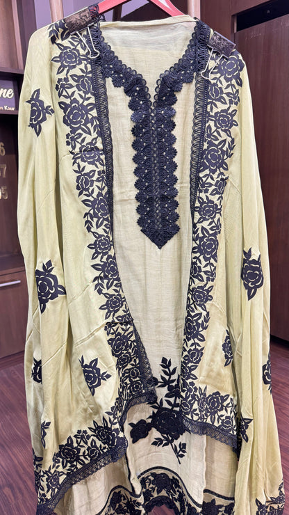Zareen (Malmal Cotton Unstitch Suit)