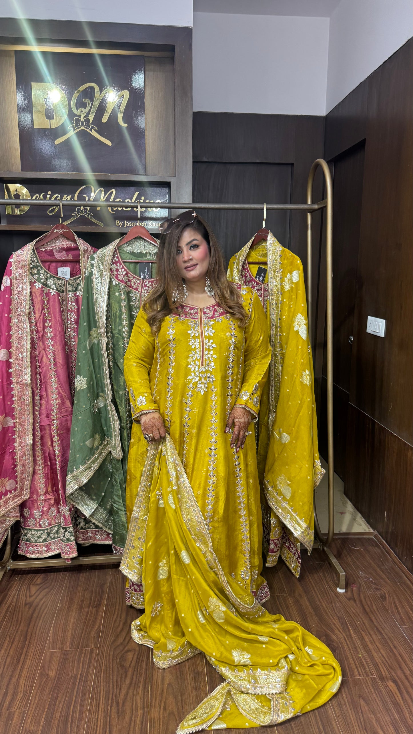 Eshvika Pure Chunon Anarkali Suit