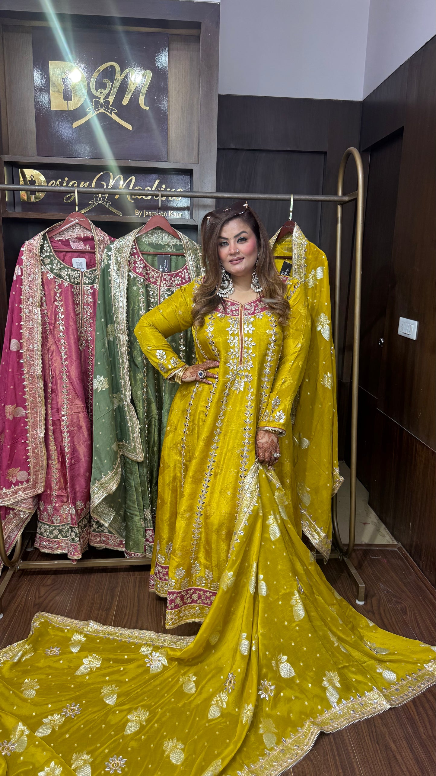 Eshvika Pure Chunon Anarkali Suit