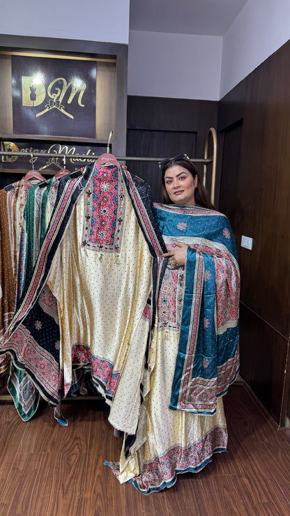 Zareen Gajji Silk Suit