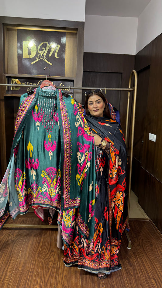Mehr Gajji Silk Suit