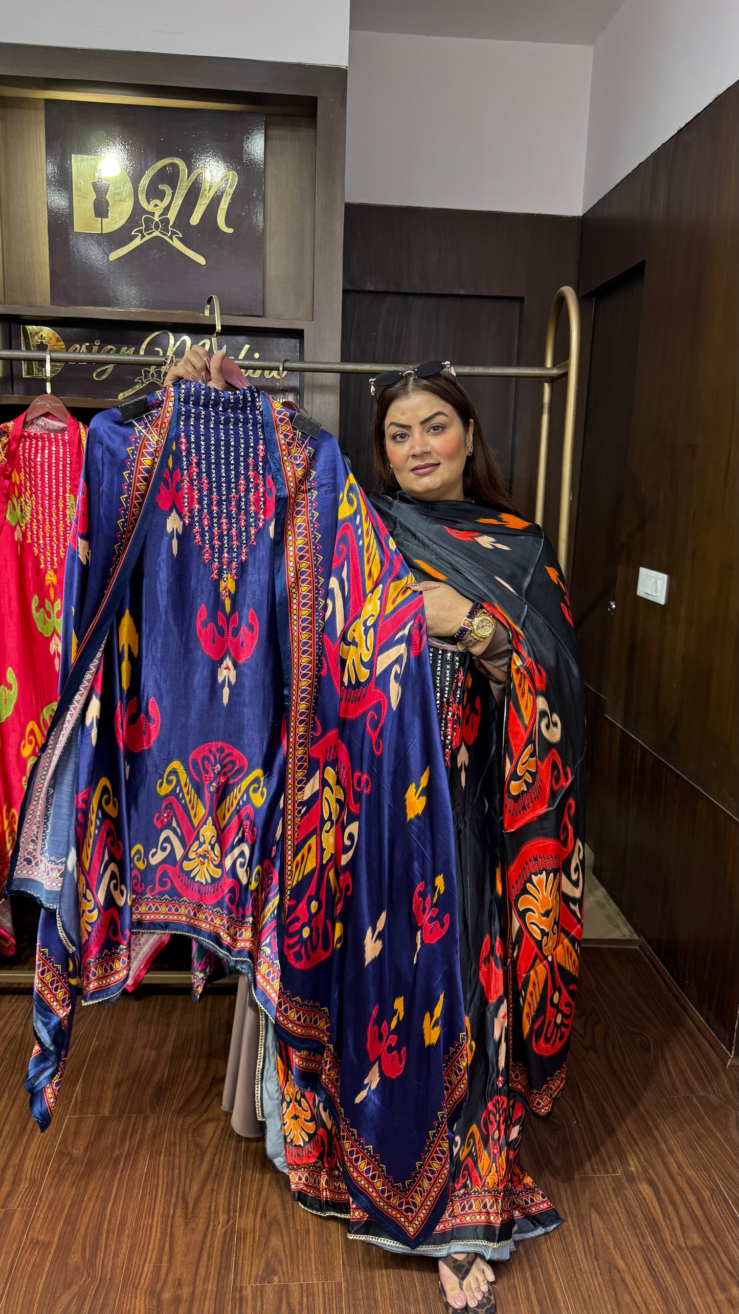 Mehr Gajji Silk Suit
