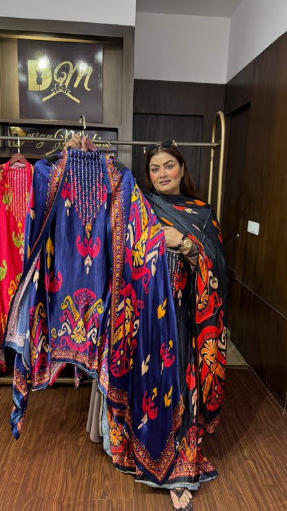 Mehr Gajji Silk Suit