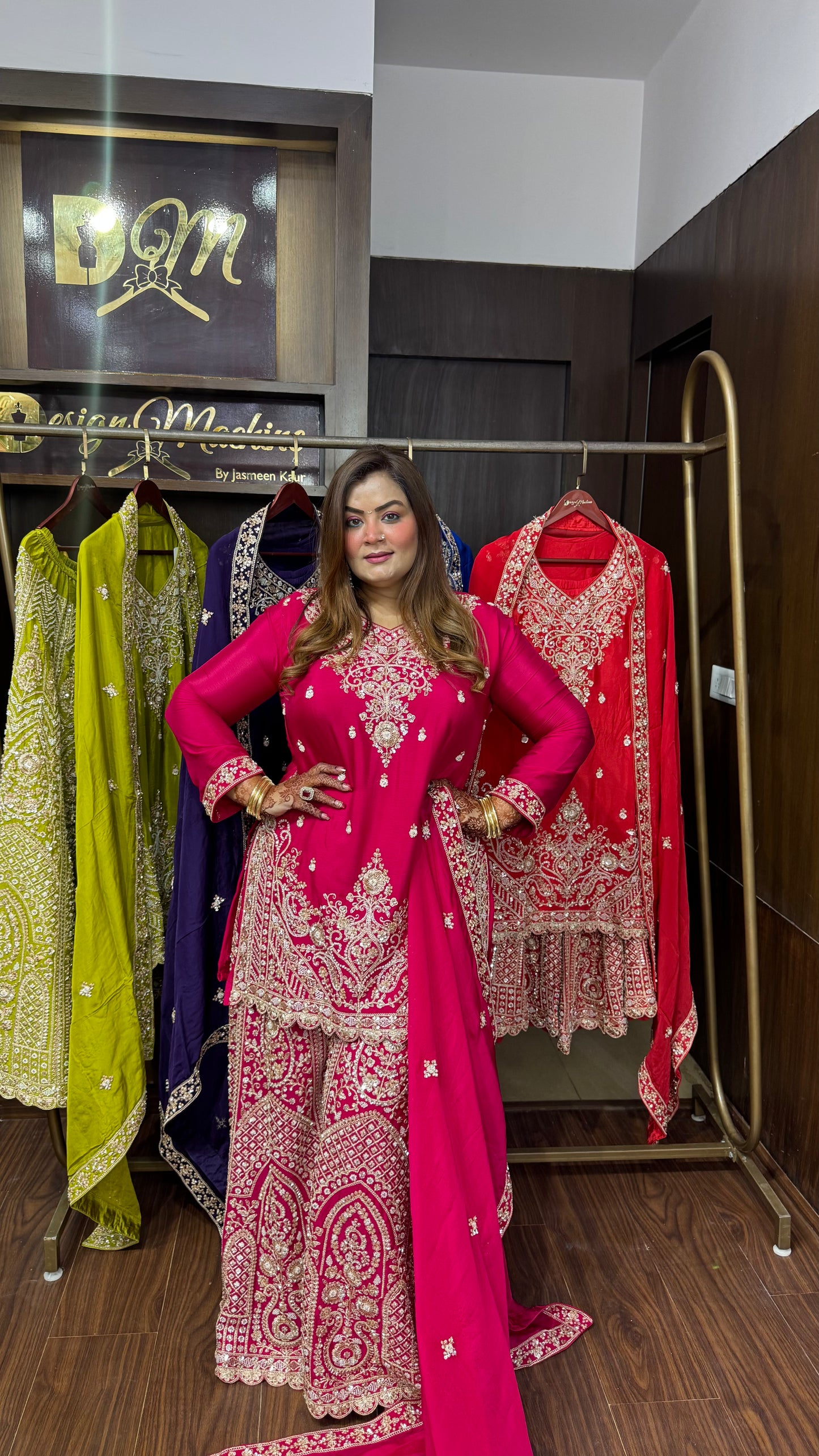 Aashvini Pure Chunon Sharara Suit
