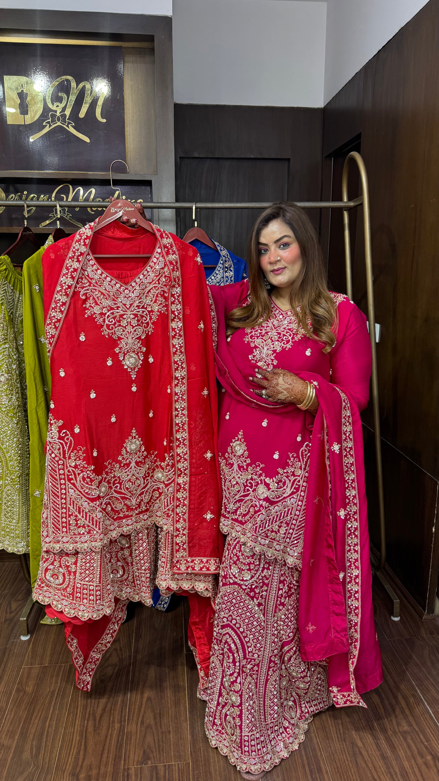 Aashvini Pure Chunon Sharara Suit
