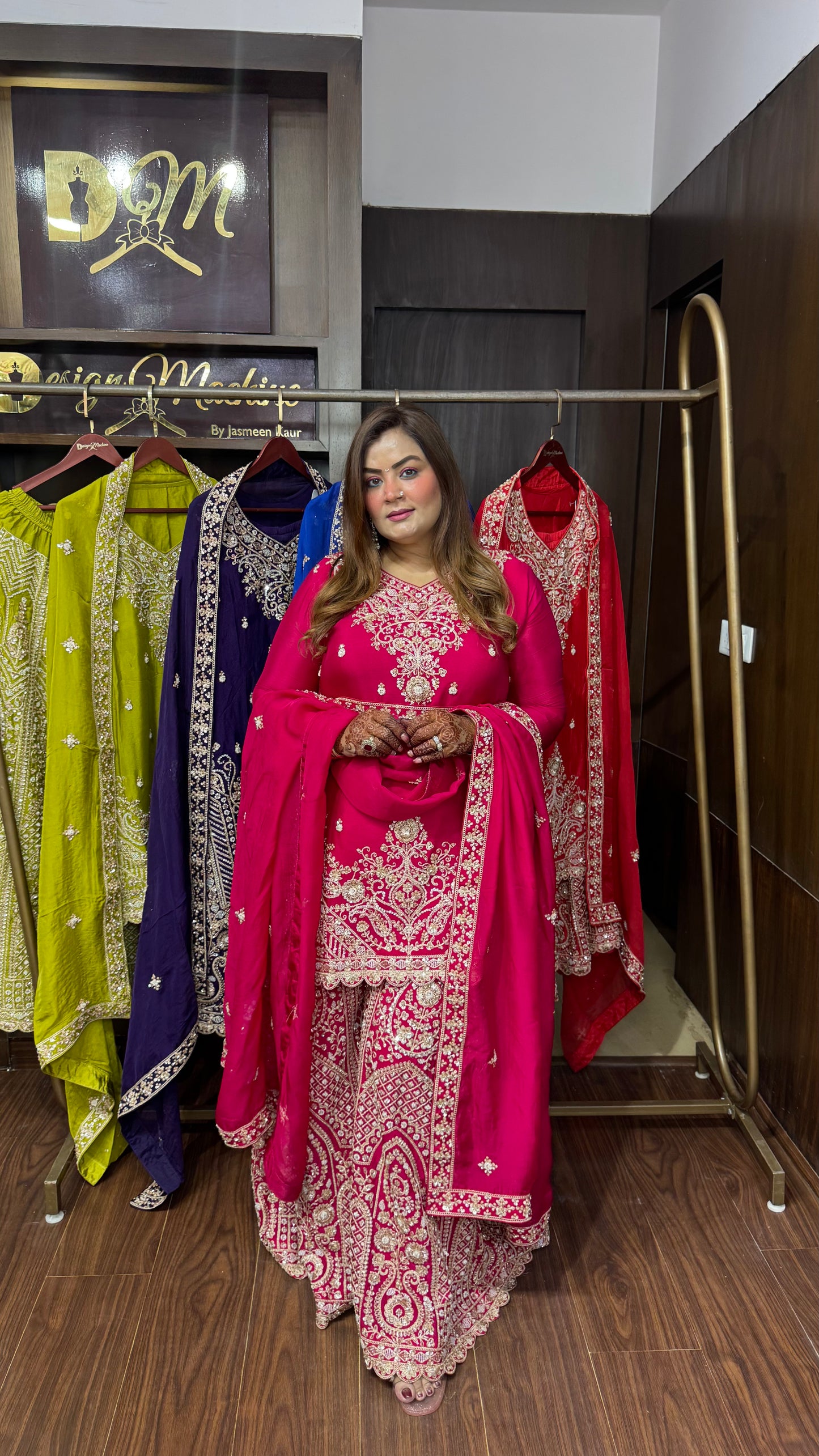 Aashvini Pure Chunon Sharara Suit