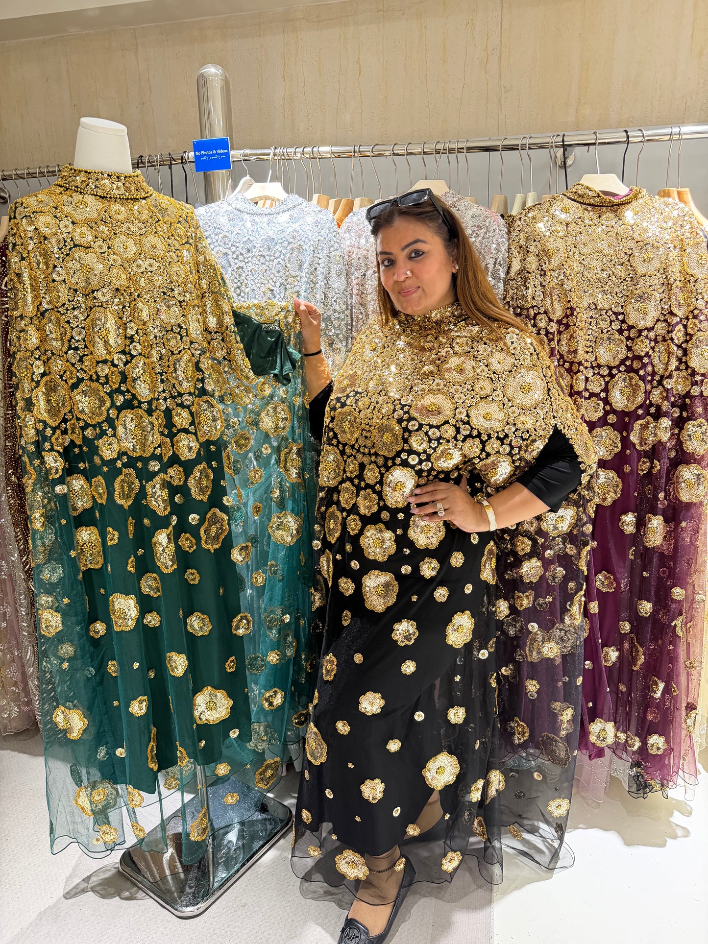 Pure Georgette High Quality Fabric (Habibi Dress)