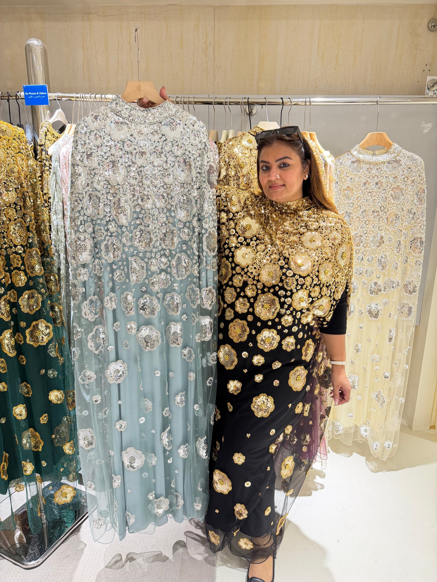 Pure Georgette High Quality Fabric (Habibi Dress)