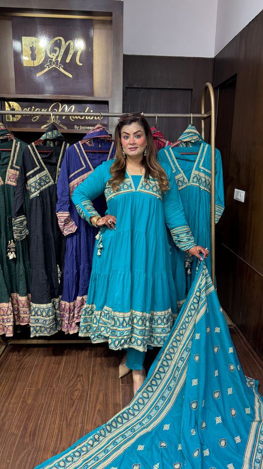 Inaya Cotton Anarkali Suit
