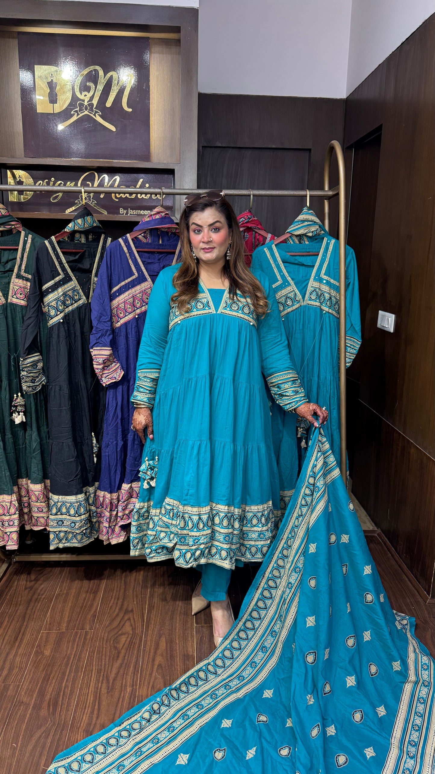 Inaya Cotton Anarkali Suit