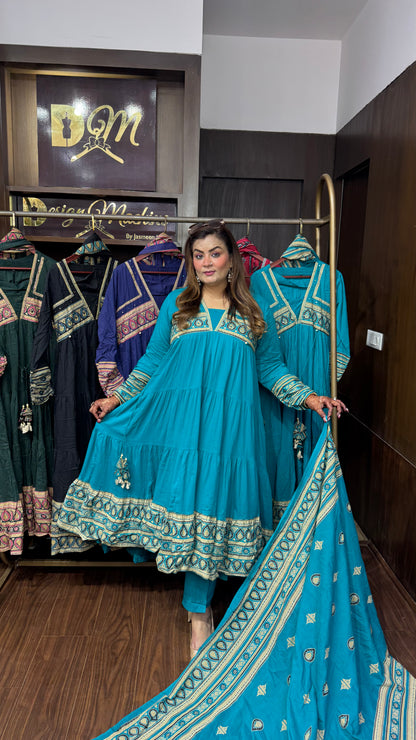 Inaya Cotton Anarkali Suit