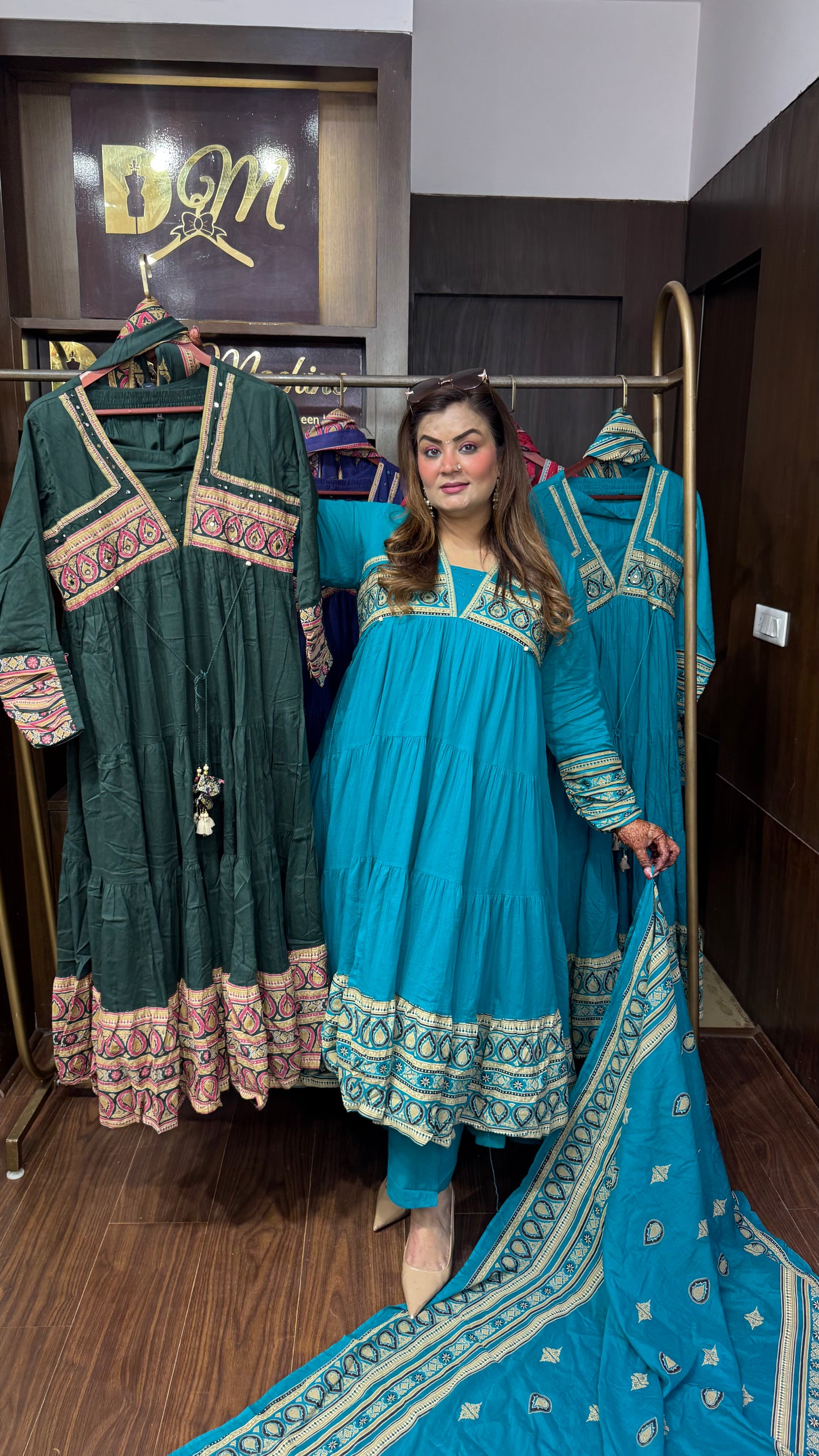 Inaya Cotton Anarkali Suit