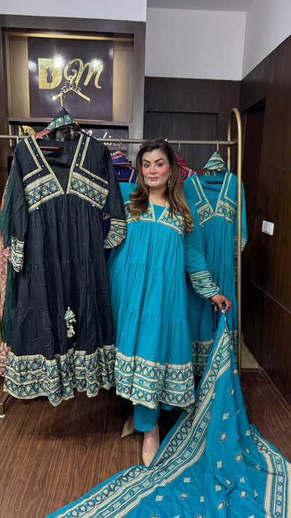 Inaya Cotton Anarkali Suit