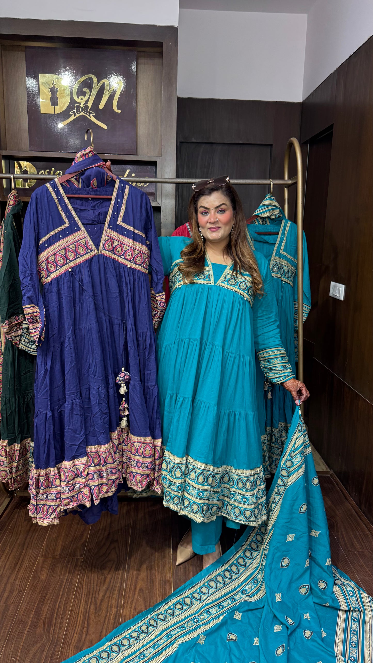 Inaya Cotton Anarkali Suit