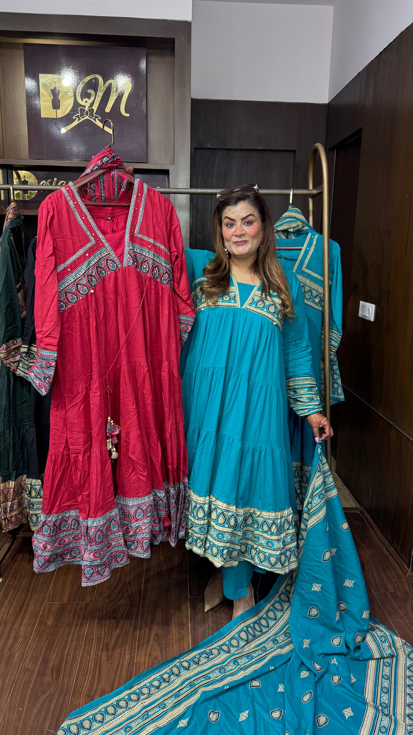 Inaya Cotton Anarkali Suit
