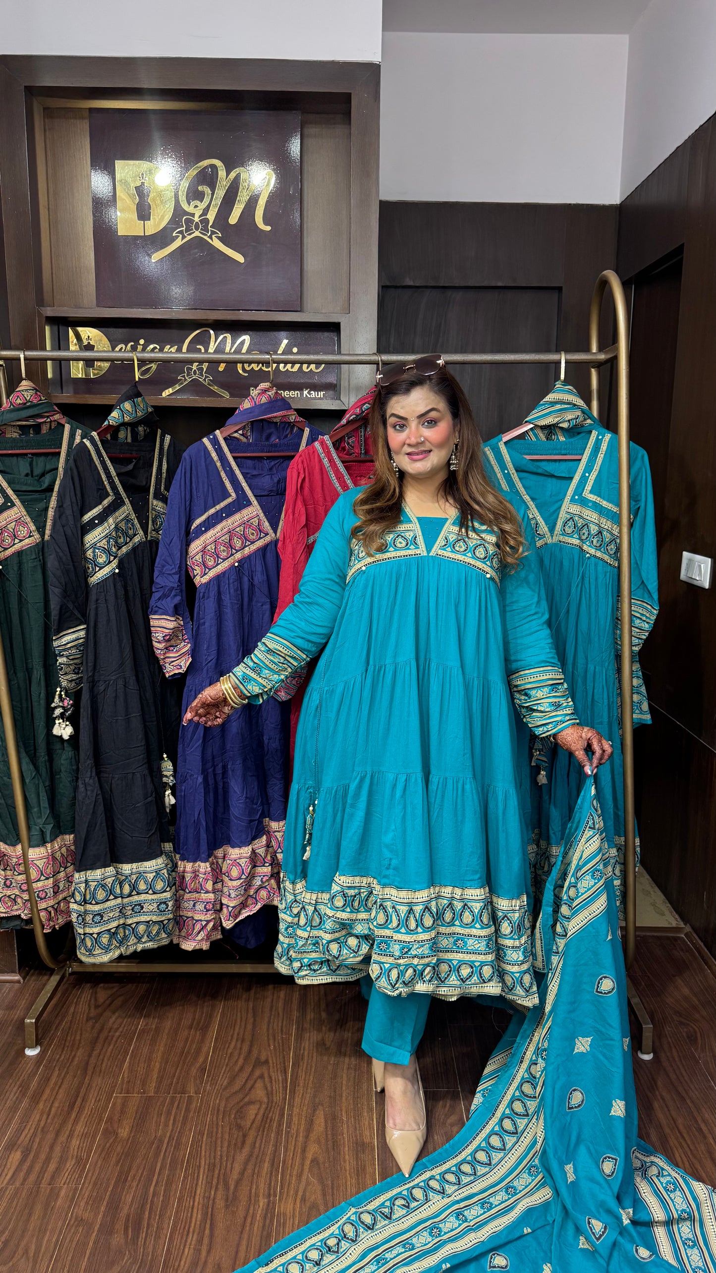 Inaya Cotton Anarkali Suit