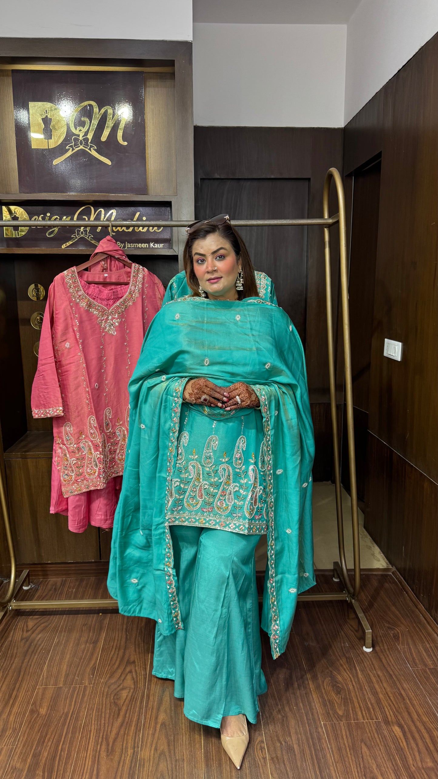 Zaylina Pure Chunon Sharara Suit