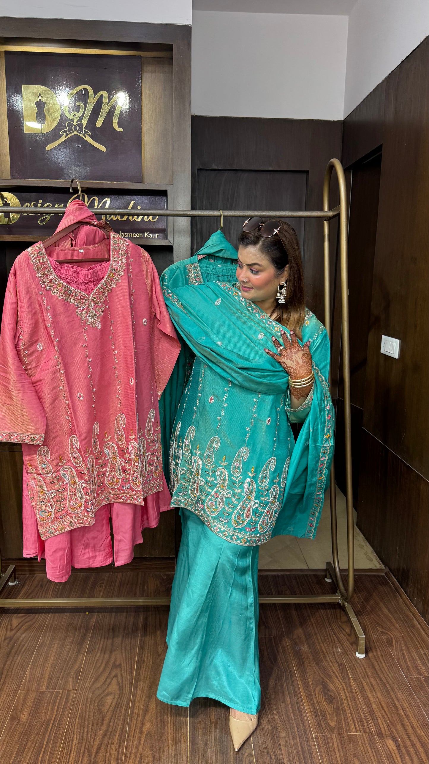 Zaylina Pure Chunon Sharara Suit