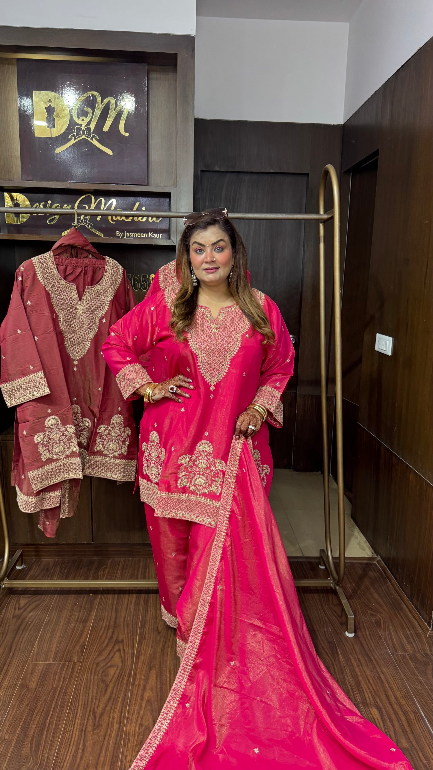 Zarelle Pure Chunon Farshi Salwar Suit