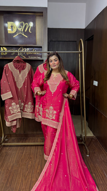 Zarelle Pure Chunon Farshi Salwar Suit