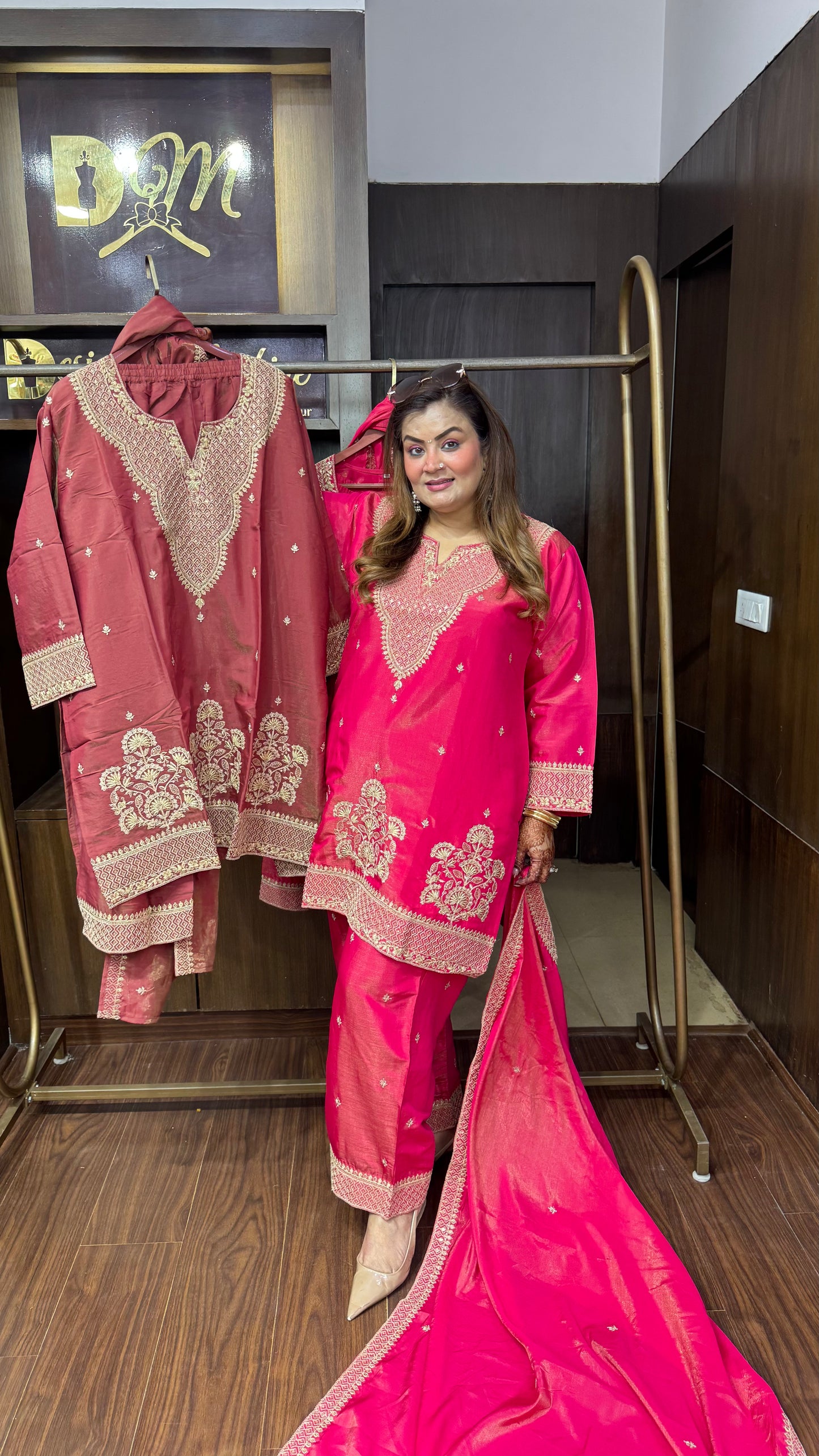 Zarelle Pure Chunon Farshi Salwar Suit