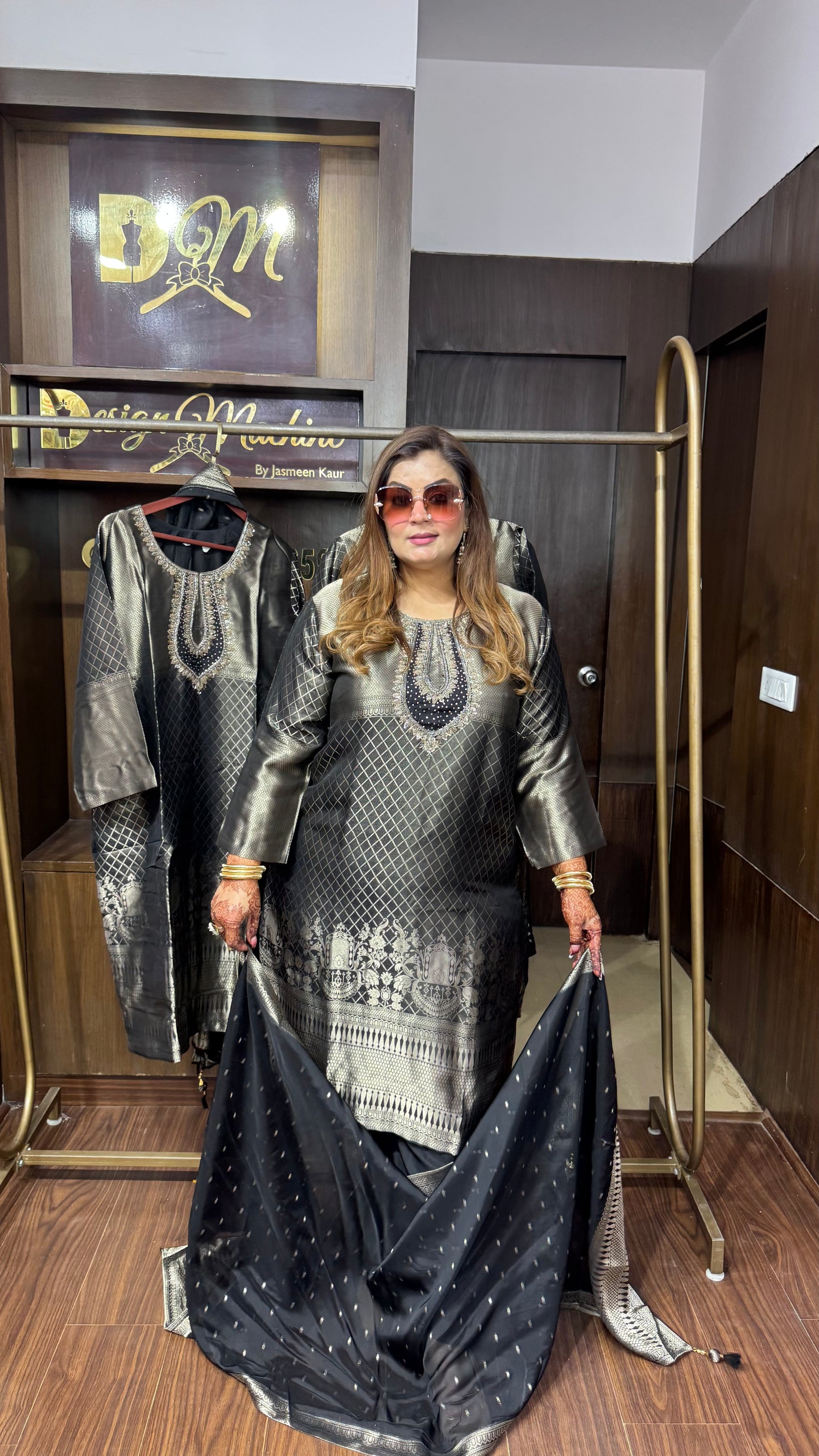 Rivaanshi Banarasi Silk Suit