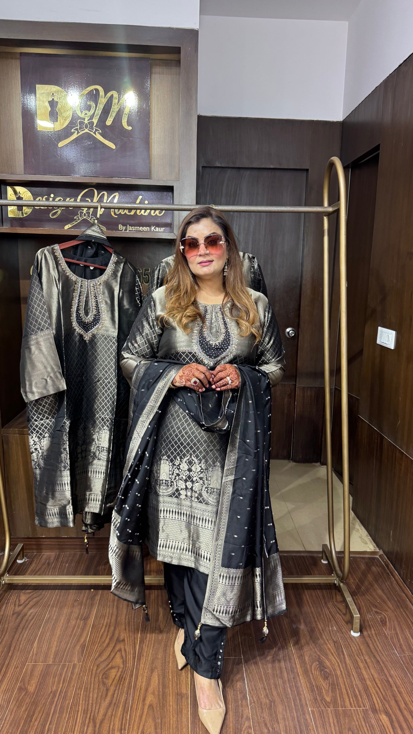 Rivaanshi Banarasi Silk Suit