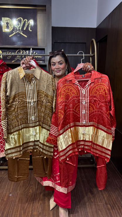 Zohaira Gajji Silk Co-ord Set