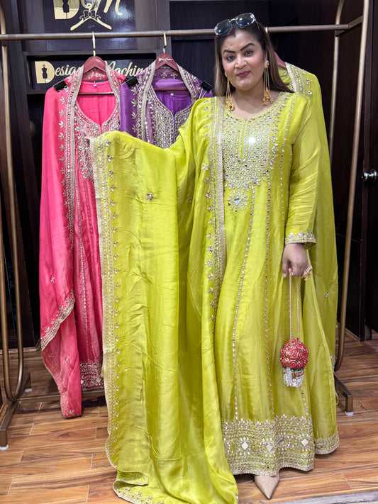 Afsana Crepe Anarkali