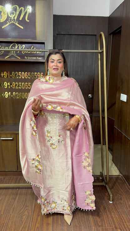 Zarvielle Ziraff Tissue Unstitched Suit
