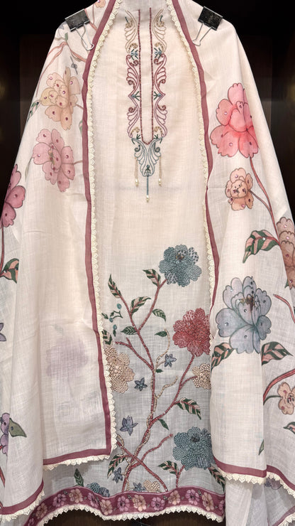 Meera (Cotton Unstitch Suit)