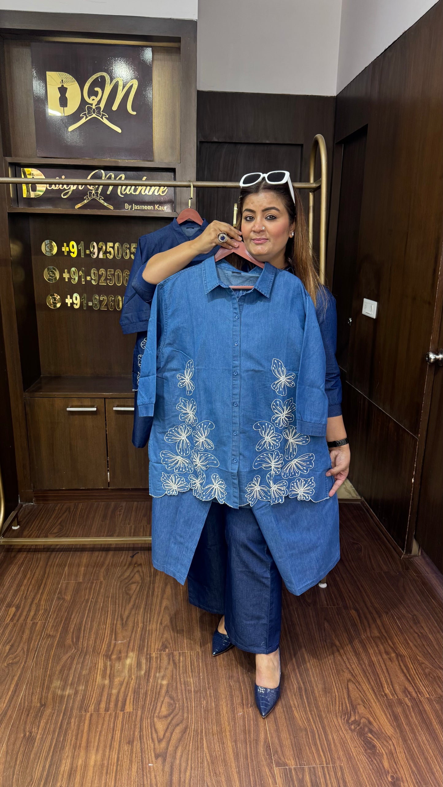 Inaya (Denim Cordset)