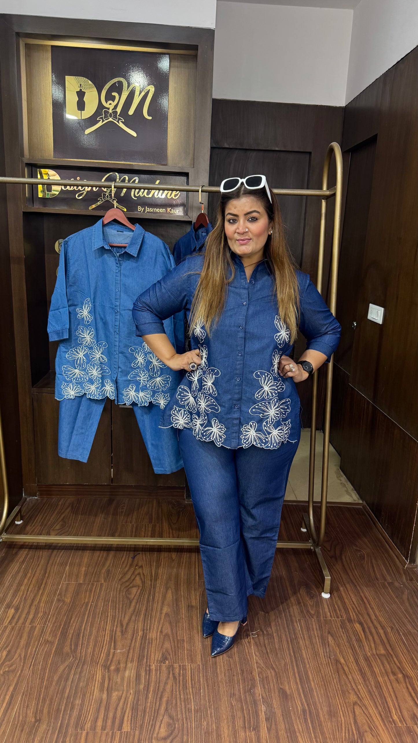 Inaya (Denim Cordset)