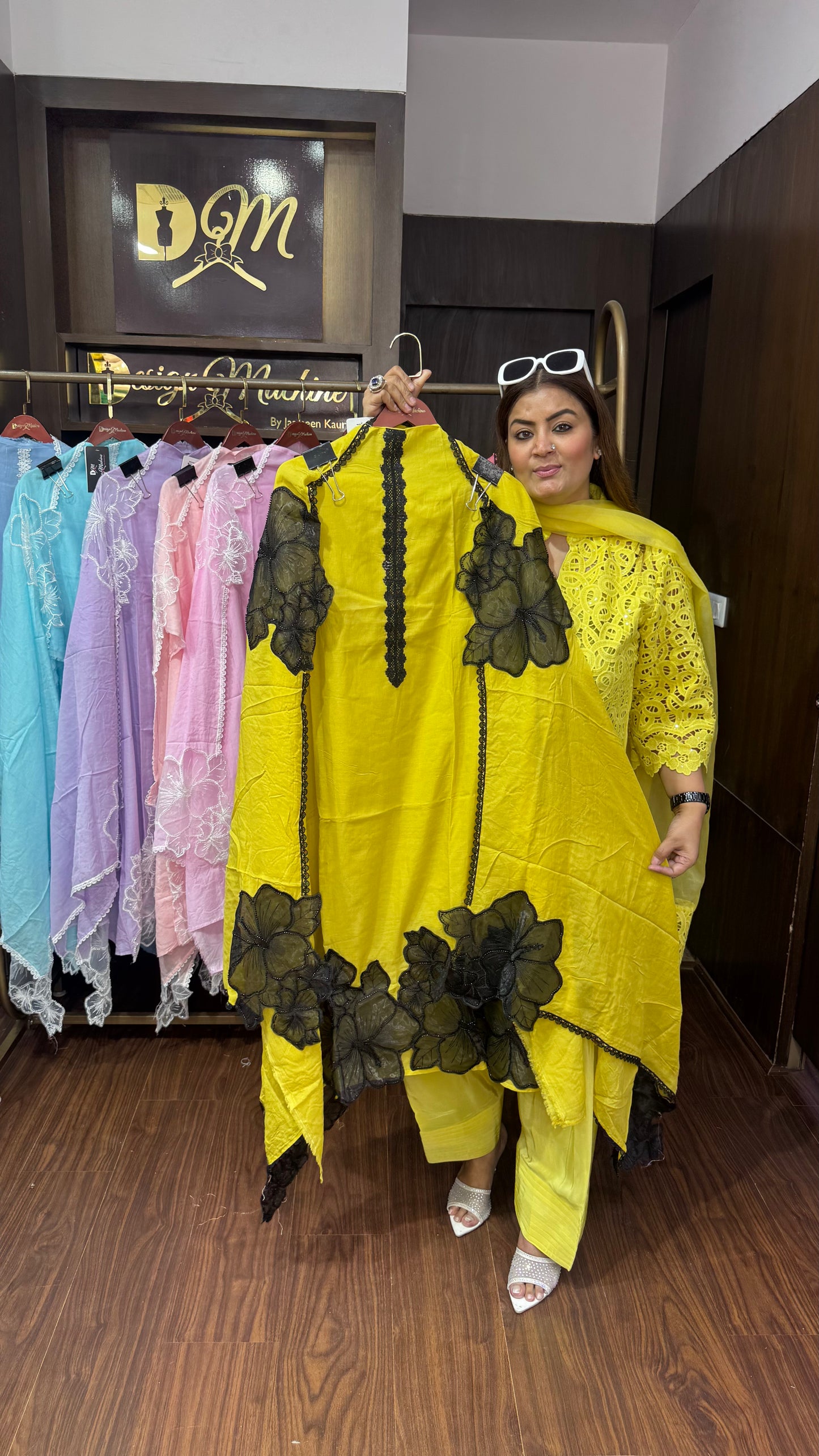 Saira (Malmal Cotton Unstitch Suit)