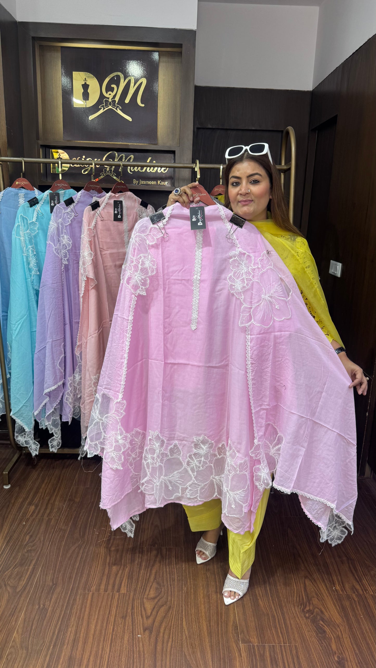 Saira (Malmal Cotton Unstitch Suit)