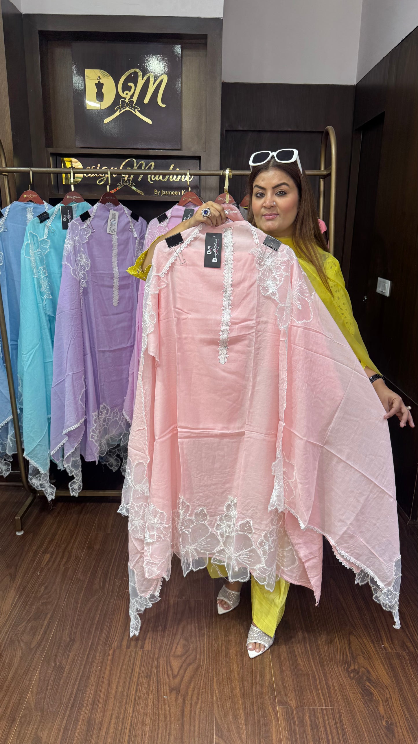 Saira (Malmal Cotton Unstitch Suit)