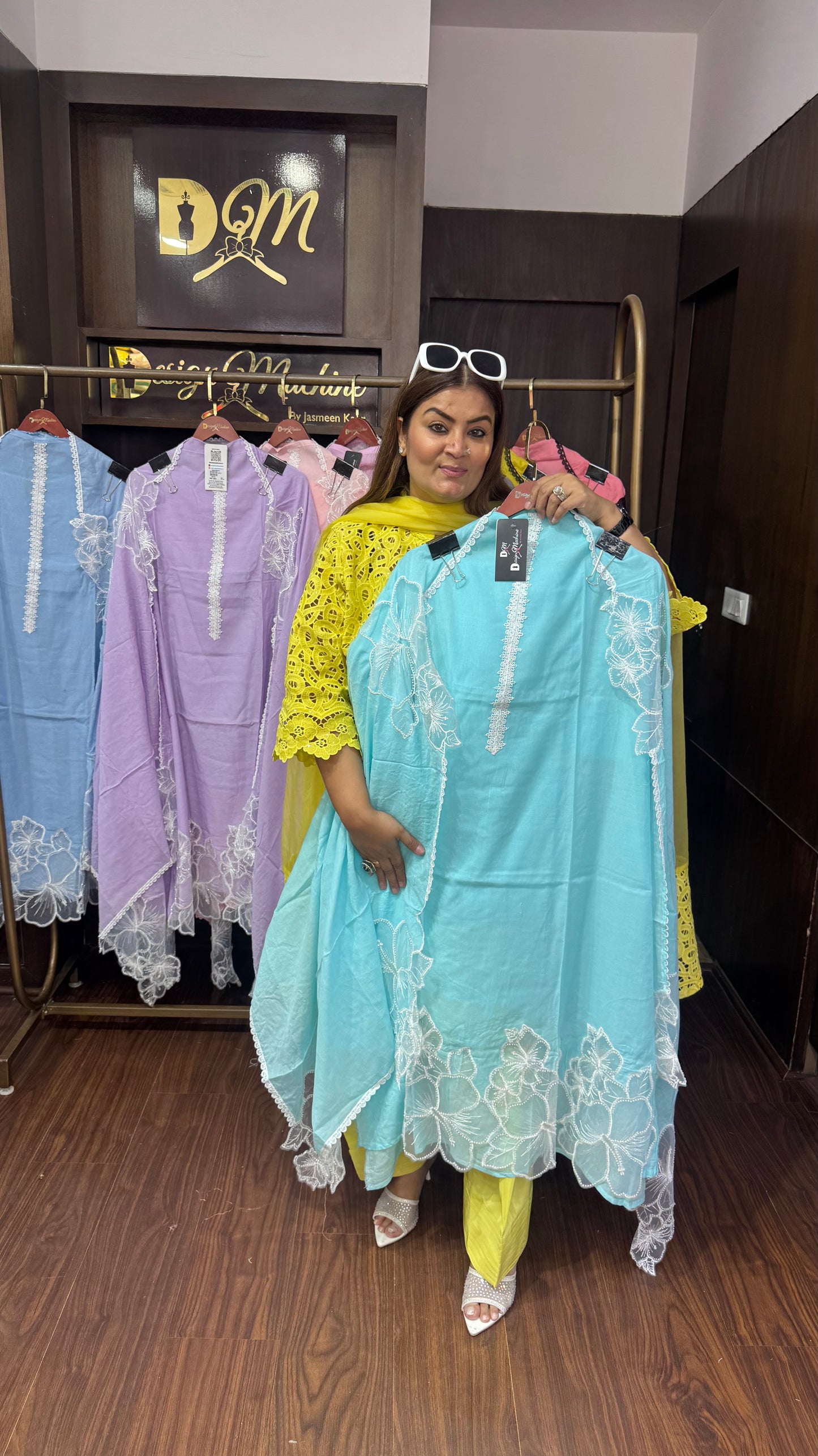 Saira (Malmal Cotton Unstitch Suit)