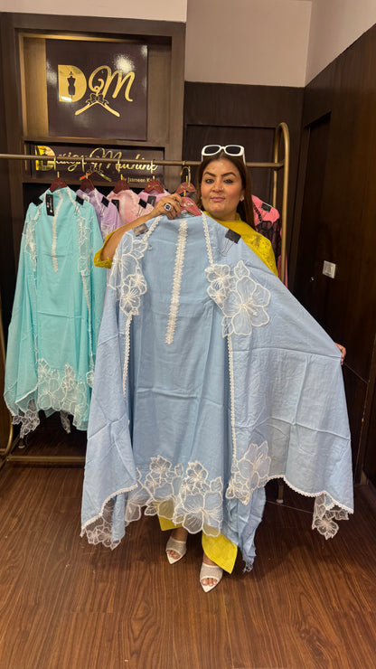 Saira (Malmal Cotton Unstitch Suit)