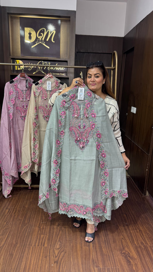 Avani (Cotton Unstitch Suit)