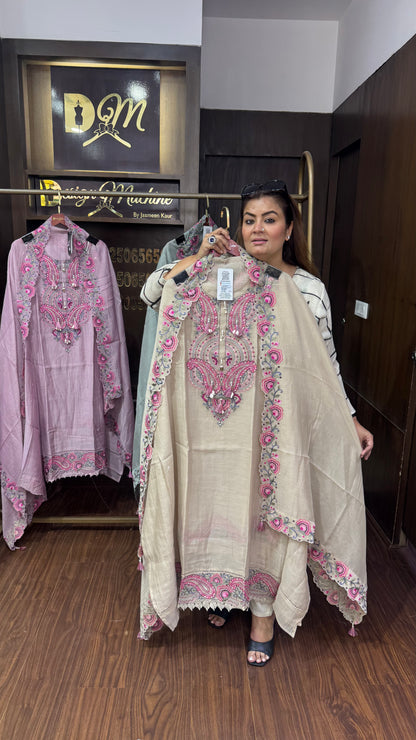Avani (Cotton Unstitch Suit)
