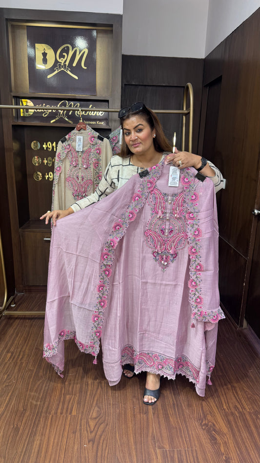 Avani (Cotton Unstitch Suit)
