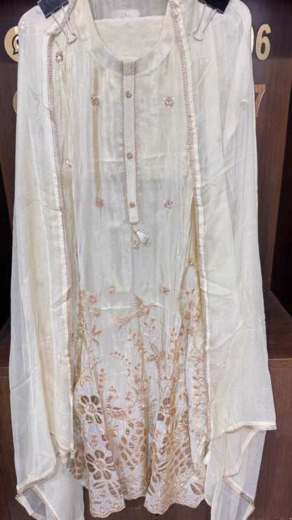 Nazakat (Shimmer Tissue Unstitch Suit)