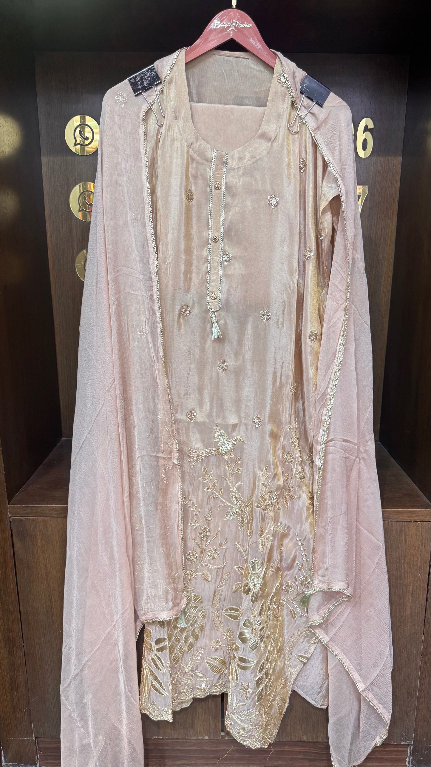 Nazakat (Shimmer Tissue Unstitch Suit)