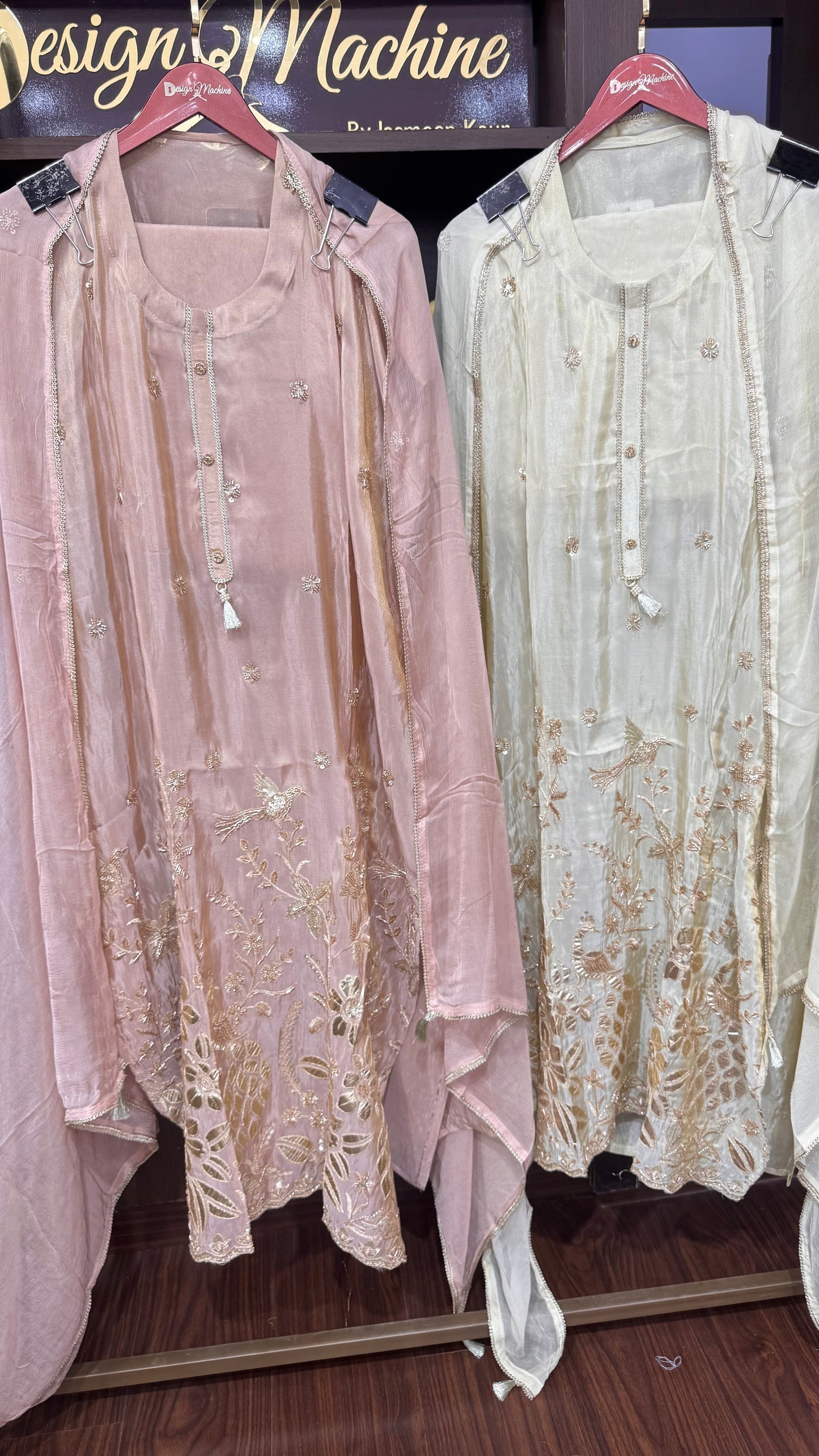Nazakat (Shimmer Tissue Unstitch Suit)